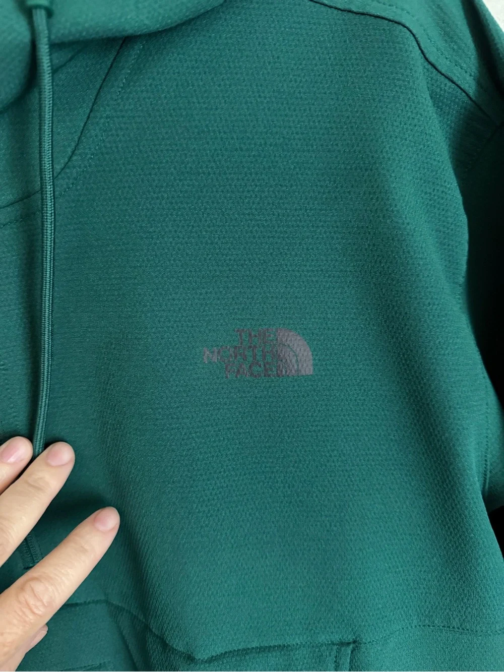 The North Face Men’s Tekno Ridge 1/4 Zip Fleece Hoodie Jacket XL Green